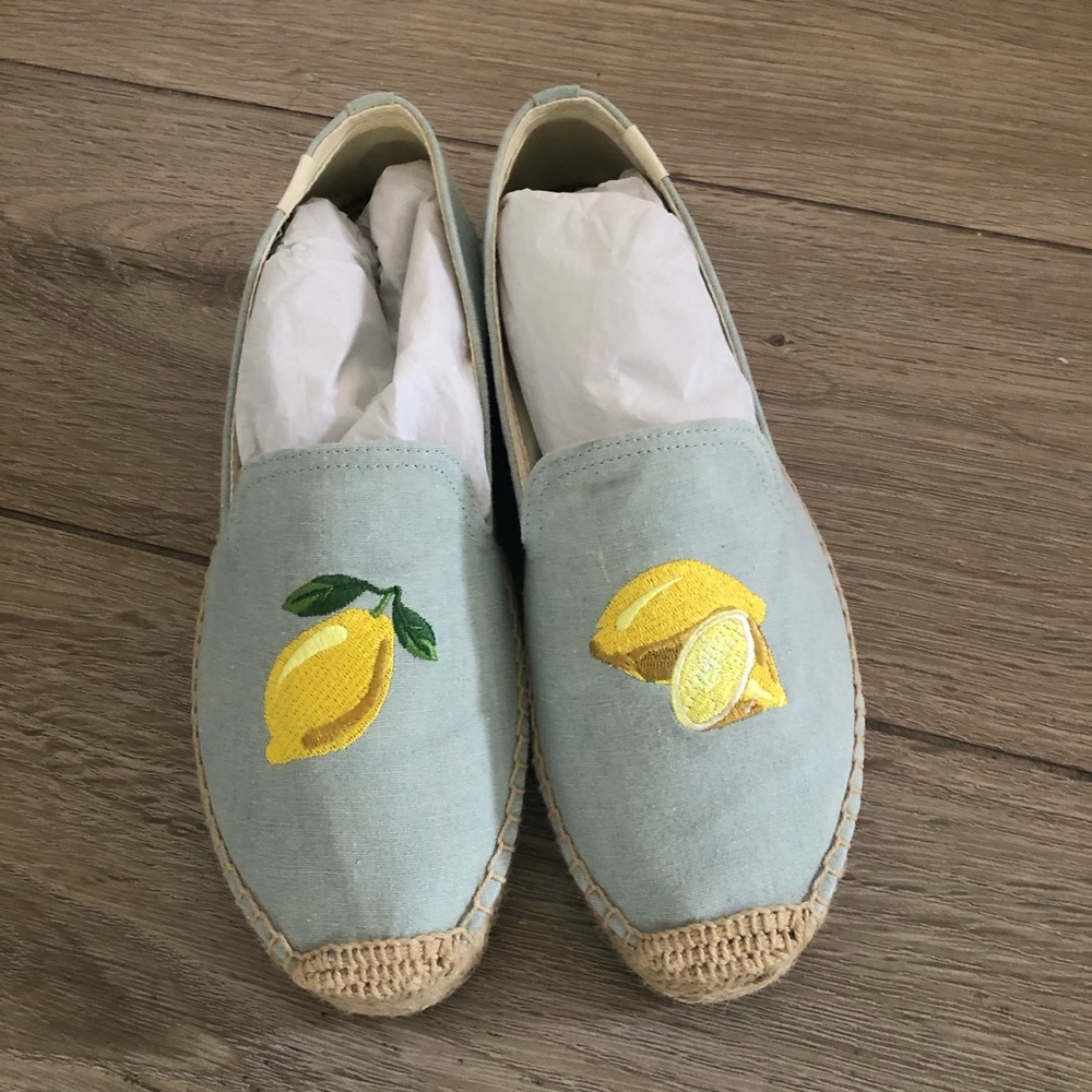 Soludos Espadrilles, Size 10, Lemon